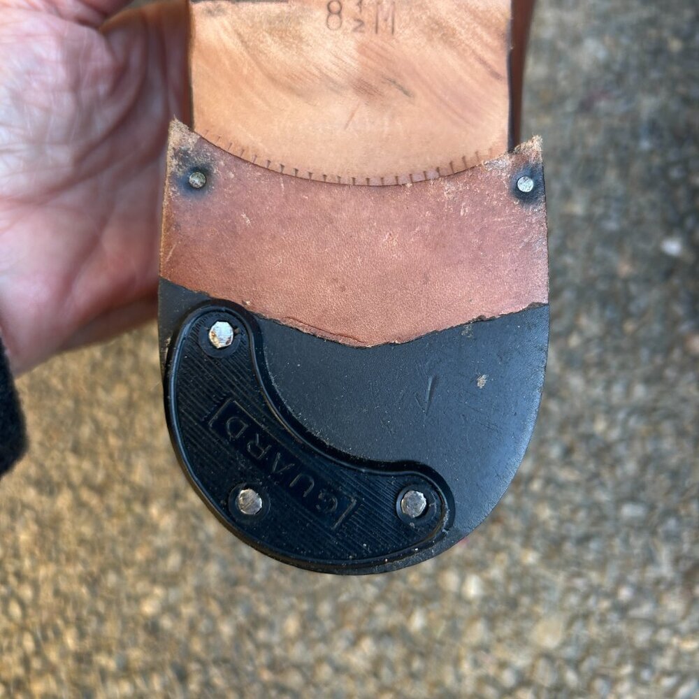 Johnston & Murphy Italian Made Two Tone Brown Dress Shoes Oxfords Size 8.5 M - Picture 11 of 12